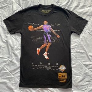 vince carter dunking tee - mitchell & ness